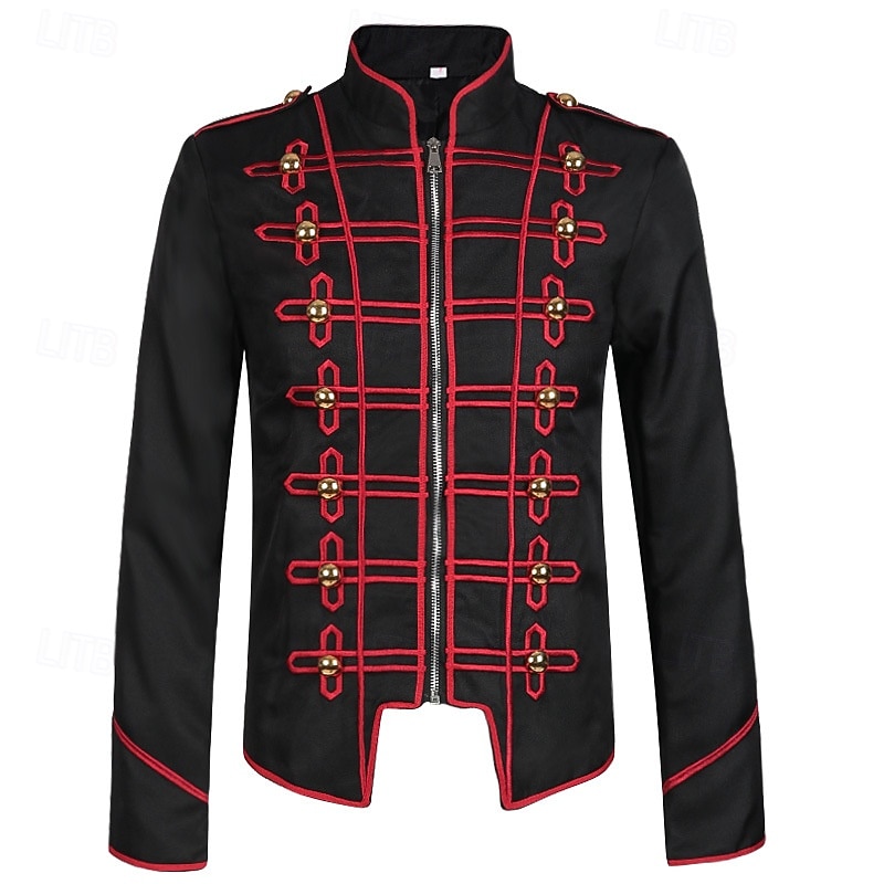 Costume di fantasia Giacca da circo direttore di circo Vittoriano Stile militare Adulti Per uomo Halloween Carnevale Feste Performance Mascherata Vestirsi del 2026 a $66.99 –P14
