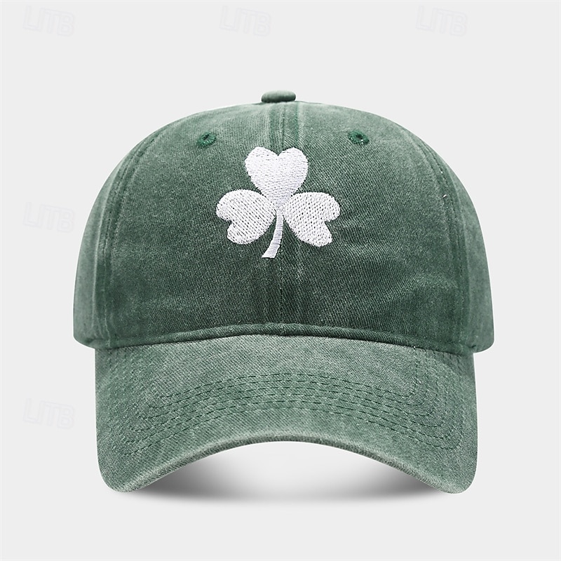 Clover Embroidered Baseball Cap St. Patrick's Day Lightweight Adjustable Sun Hat For Men and Women 2026 - $15.49 –P4