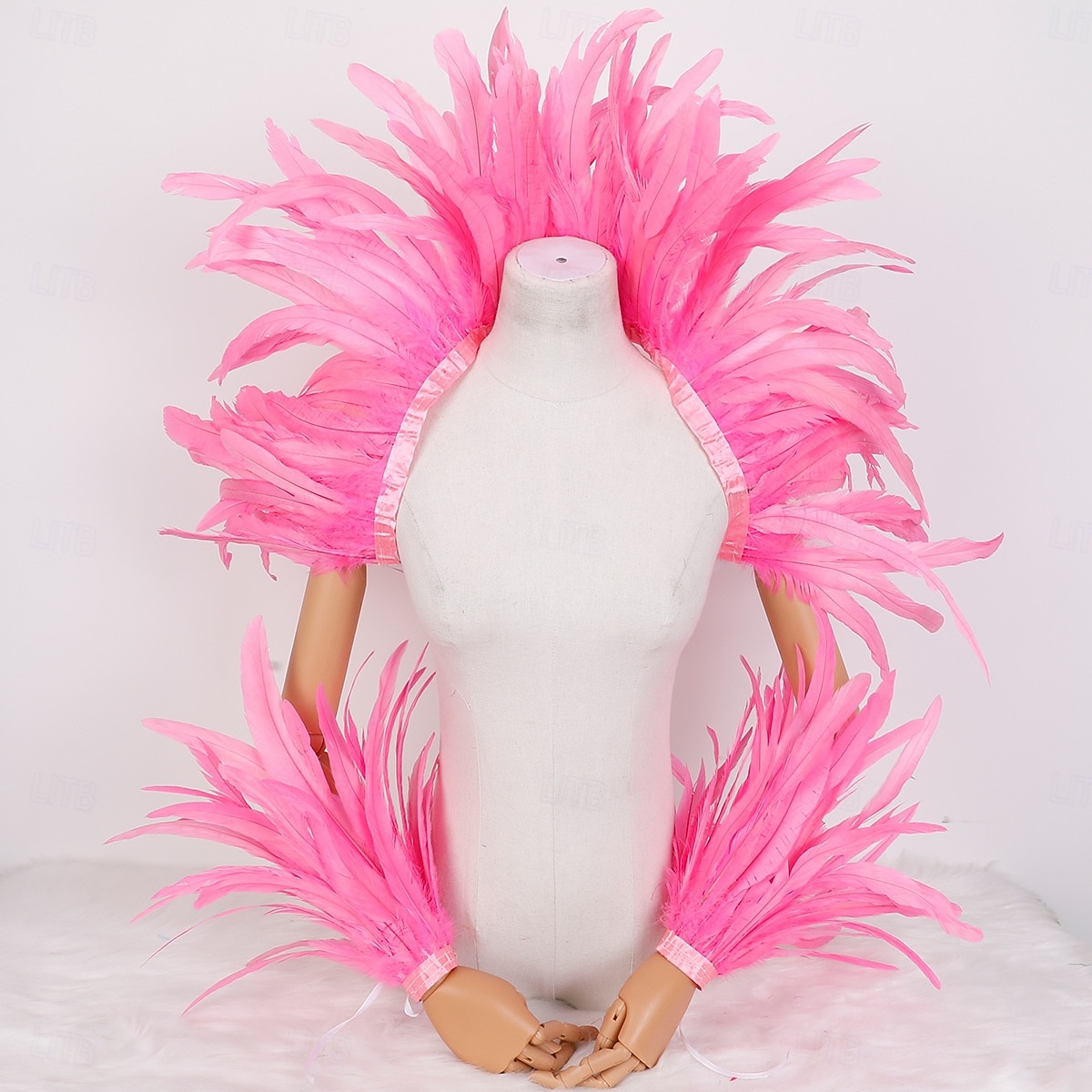 Καθαρενικά 2026 Ρίο Καρναβάλι Σάμπα Αξεσουάρ Καρναβάλι Κόκκινο Και Κίτρινο Φτερό Στολή Σετ Μανίκι Ωμού  Καλύμματα Βραχίονα Για Μάρντι Γκρας Χορό Πάρτι Βραζιλία Φεστιβάλ Ενδυμασίας 2026 - $44.99 –P10