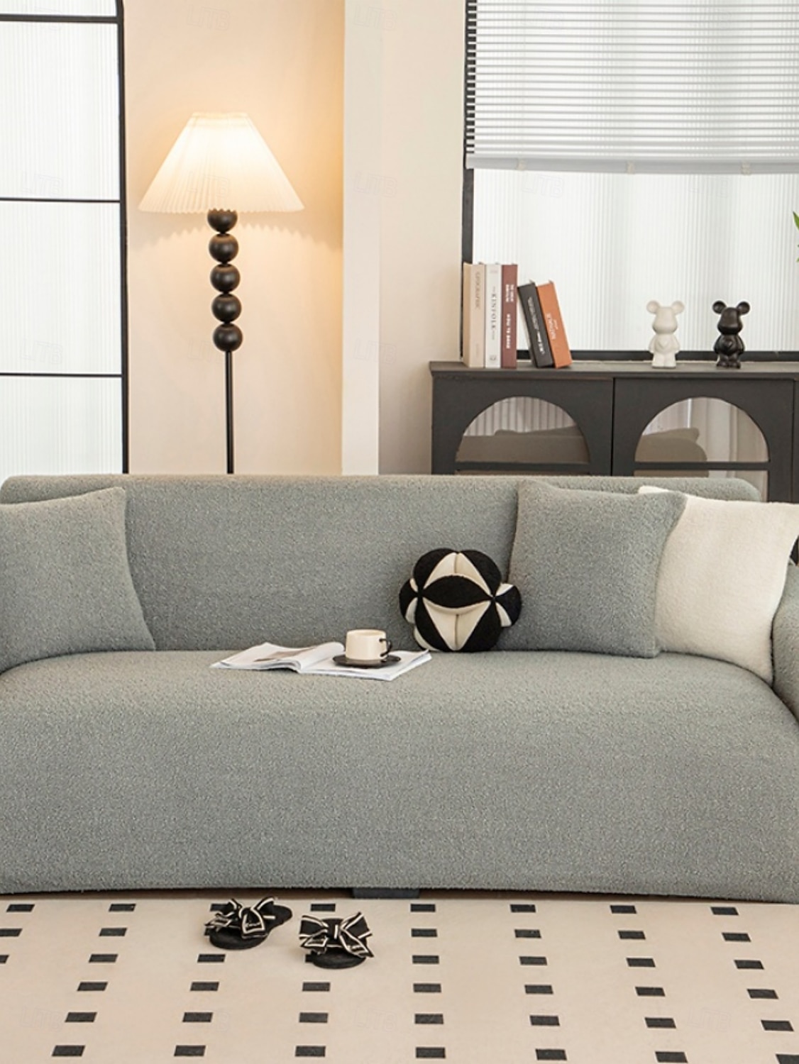 1 szt. aksamitny pokrowiec na sofę, gruby, miękki, luksusowy, dekoracyjny, chroniący sofę, antypoślizgowy, pyłoszczelny, chroniący przed zarysowaniami, odpowiedni do sypialni, salonu i gabinetu przez 2026 - $138.99 –P9