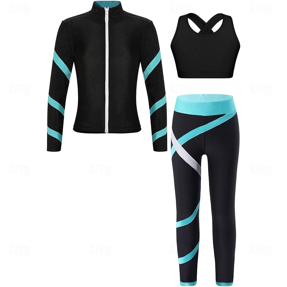 Eiskunstlaufjacke mit Hose, Damen- und Mädchen-Eiskunstlaufbekleidung, pink, dehnbar, Trainings- und Wettkampfbekleidung, wärmend, mit Kristallen/Strasssteinen besetzt, langärmlig, Eiskunstlauf 2026 - $182.99 –P5