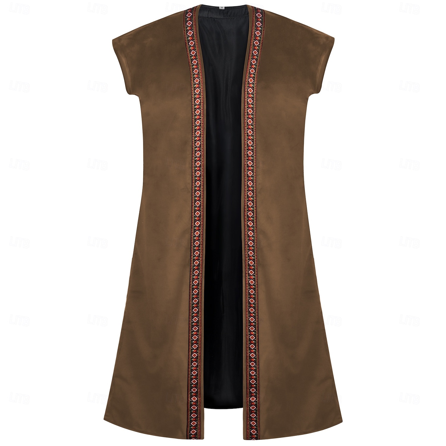 Punk és gótika Középkori Reneszánsz Blúz / Ing Tunika Ujjatlan Harcos Lovag Viking Kelta lovag Ranger Íjászat Jelmez Férfi Viking Fantasy Farsang Álarcos mulatság Teljesítmény Halloween Színpad 2026 - $55.99 –P2