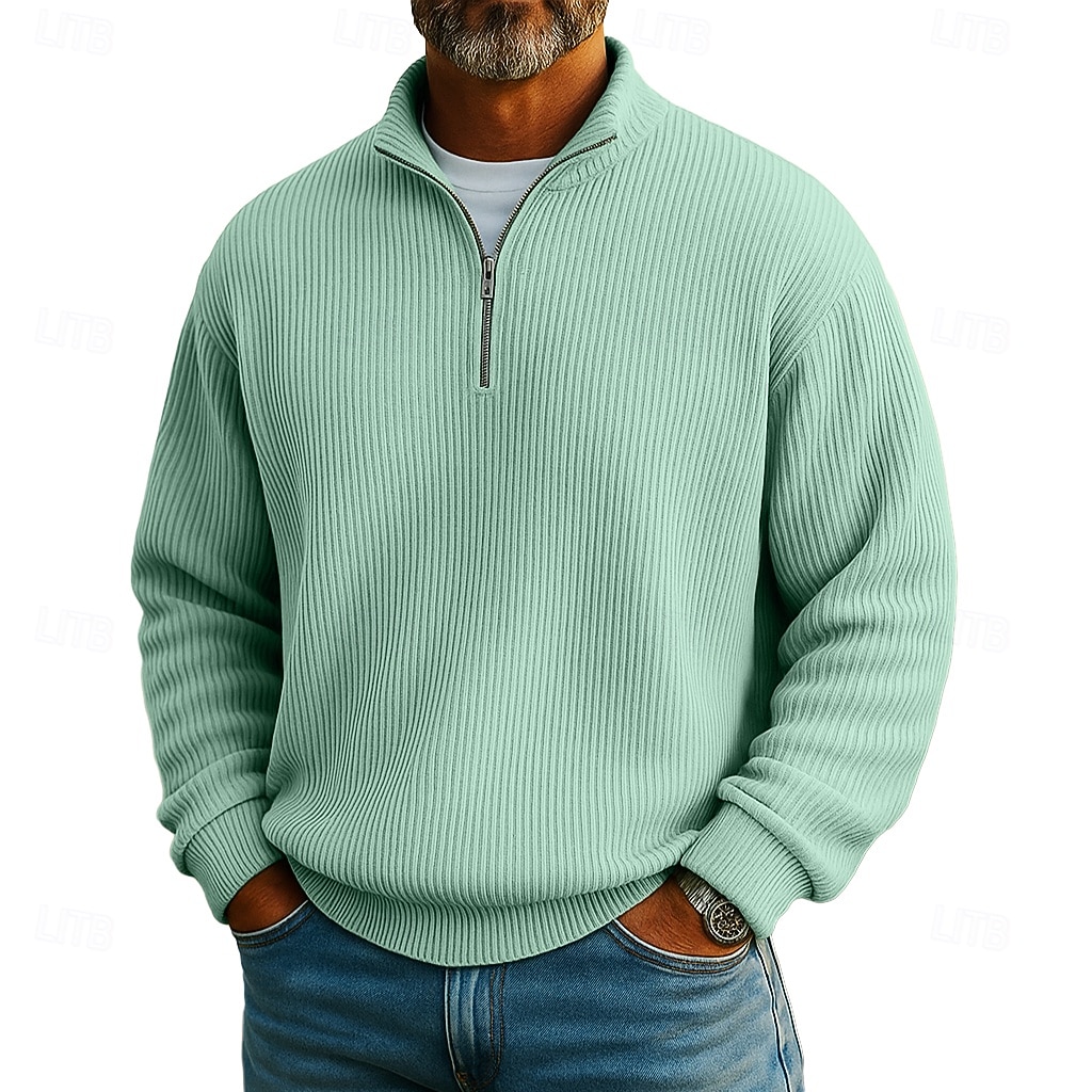 Ανδρικά Κοτλέ πουκάμισο Με Υφή Causal Διακοπές Τρίμηνο φερμουάρ Μακρυμάνικο Μοντέρνα Βασικό Συμπαγές Χρώμα Με Υφή Φερμουάρ Ζεστό Φθινόπωρο Άνοιξη & Χειμώνας Φθινόπωρο & Χειμώνας Κανονικό 2026 - $25.99 –P3