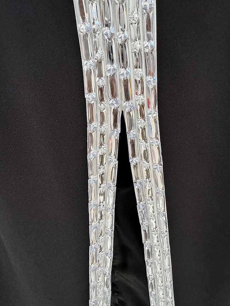 Coloană Teacă Lungime Podea Rochie formala Rochie de seara Rochii de seara Elegant Epocă Rochie Neagră Mică Manșon scurt Stil Nautic Nuntă Oficial Polyester cu Detalii Cristal Mărgele 2026 - $195.99 –P5