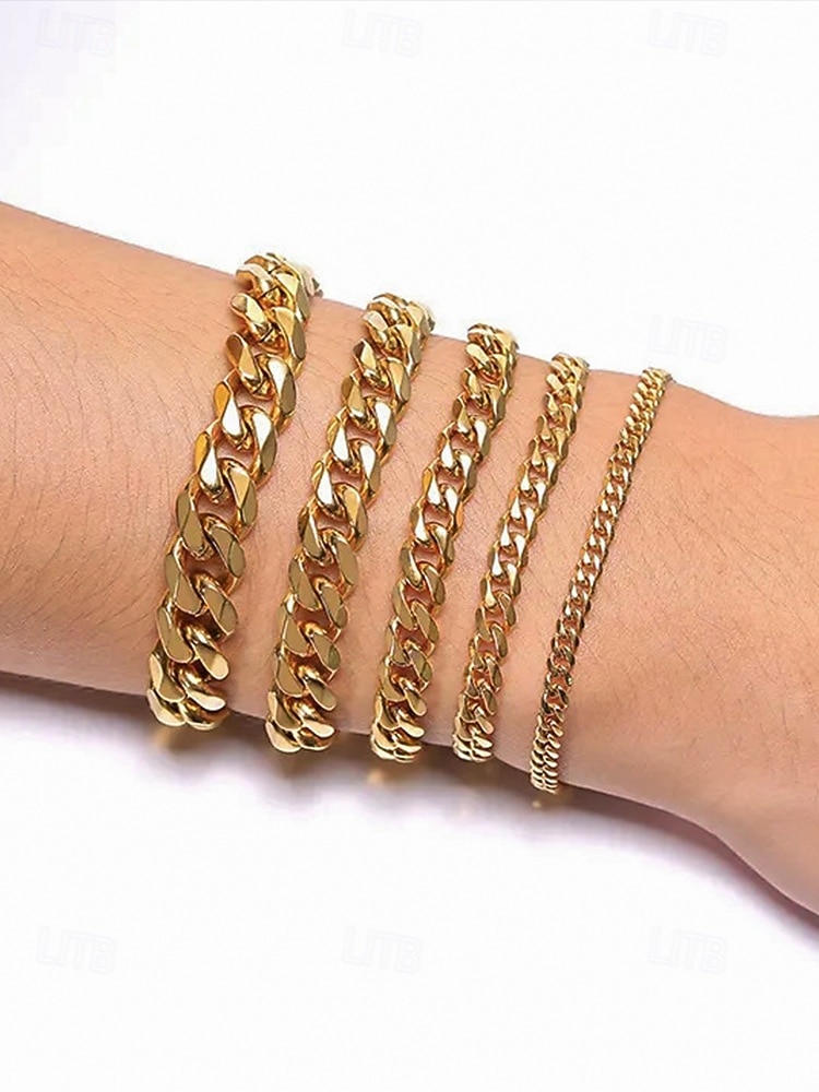 Pánský náramek z nerezové oceli – různé velikosti a barvy, stylový a odolný pro každodenní nošení 2026 - $7.99 –P3