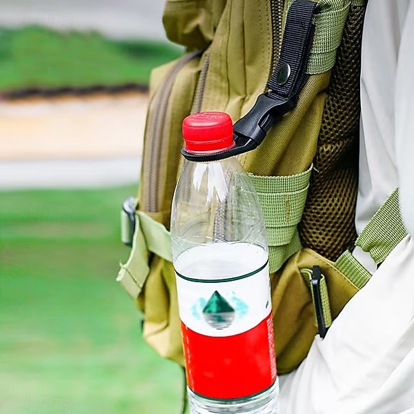 Gancio porta-borraccia in nylon da 4/8 pezzi, cinghia di sospensione regolabile per attività all'aperto, porta-borraccia resistente per escursionismo, campeggio e viaggi del 2026 a $10.99 –P5