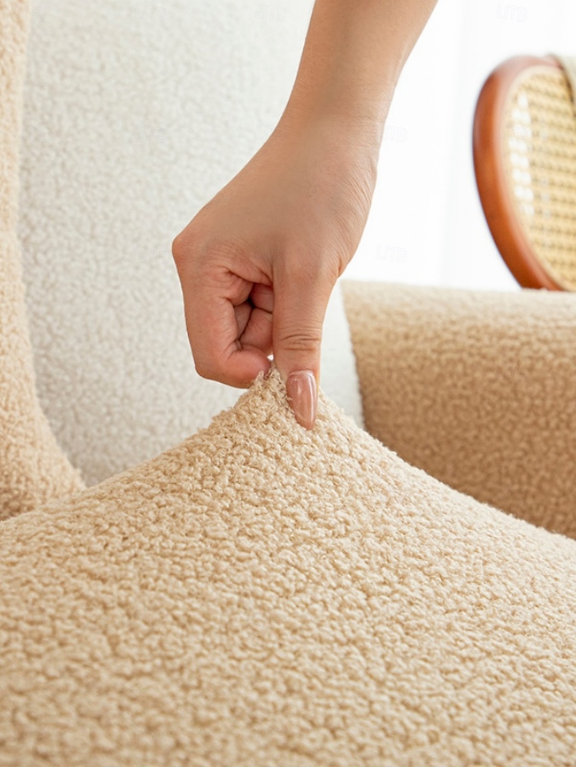 1 szt. aksamitny pokrowiec na sofę, gruby, miękki, luksusowy, dekoracyjny, chroniący sofę, antypoślizgowy, pyłoszczelny, chroniący przed zarysowaniami, odpowiedni do sypialni, salonu i gabinetu przez 2026 - $138.99 –P3