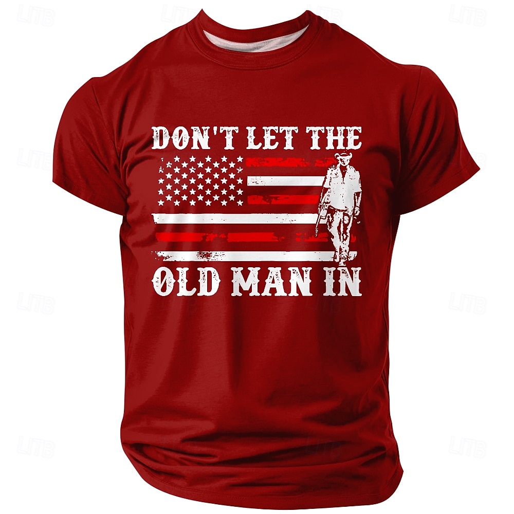 Per uomo Vecchio Uomo Gergo divertente Maglietta Manica Corta maglietta Stampa 3D Girocollo Camicia Moda Quotidiano Quotidiano Streetwear Blu Nero Rosso Estate Primavera Abbigliamento S M L XL XXL del 2026 a $21.99 –P4