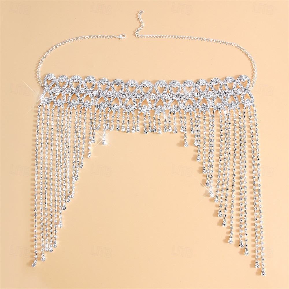 Samba Kiegészítők Csillogó Rhinestone Oszlopos Fejdísz - Ezüst Kristály Homloklánc Gatsby Esküvői Maszkabál Kiegészítő Előadói Jelmez 2026 - $24.99 –P5