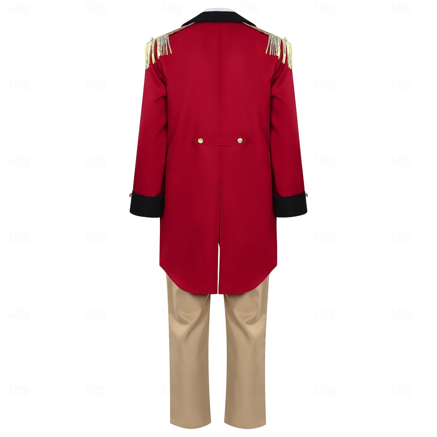 Set 250-jähriges Jubiläum USA Retro Vintage Mittelalterlich Outfits langarm George Washington Kolonial Revolutionskrieg Kostüm Herren Karnevalskostüm Karneval Unabhängigkeitstag 4. Juli Erwachsene 2026 - $82.99 –P2