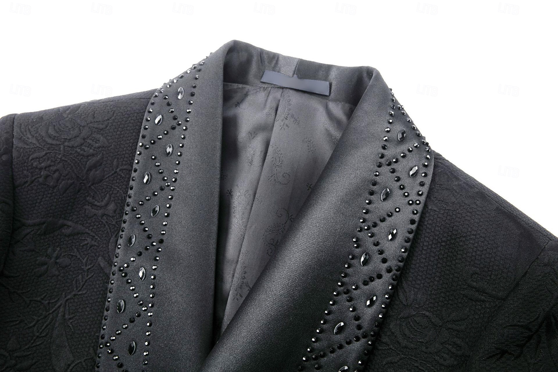 Pour des hommes Smoking Costumes de fête Bal de promo mariage d'hiver Noir Blanche Printemps, Automne, Hiver, Été Costume / Tailleur Col châle Mode Fête Couleur Unie Coupe Slim 2 pièces Croisé 2 de 2026 ? $159.99 –P13
