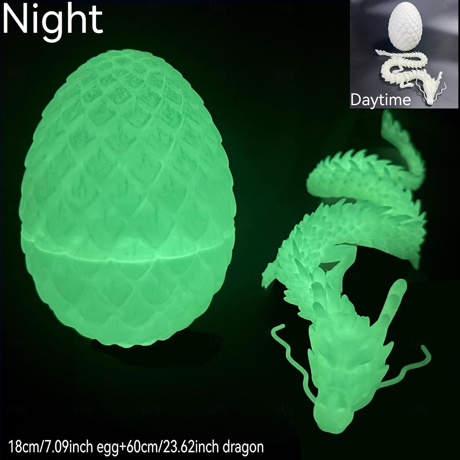 Large 3D Printed Dragon with Easter Egg,Big Articulated Dragon Fidget Home Decor, Desk Pet, Christmas Birthday Gift 2026 - $28.99 –P8
