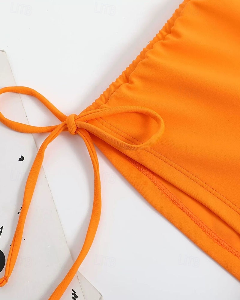 Damskie Strój kąpielowy Tankini 2-częściowa Tropikalny Ultra lekki (UL) Elastyczny Bez rękawów Kąpielówki Surfing Nurkowanie z rurką Lato 2026 - $18.99 –P16