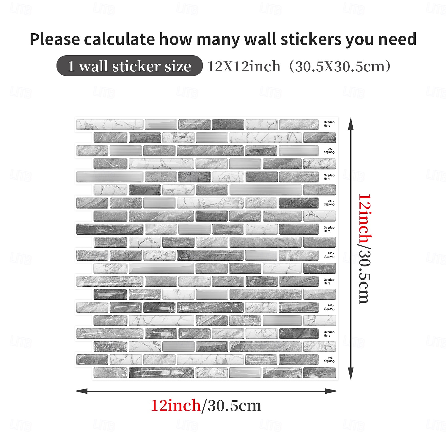 Azulejos autoadhesivos de mármol para salpicadero, 10 hojas, para cocina, lavadero, caravana, alquiler, 12 x 12 pulgadas 2026 - $56.99 –P2