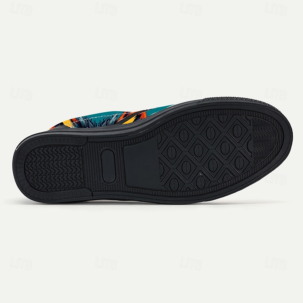Śliskie buty na Mardi Gras dla mężczyzn z mistycznym wzorem zwierzęcym – fantazyjny design na karnawał festiwale i modny styl uliczny 2026 - $42.99 –P5