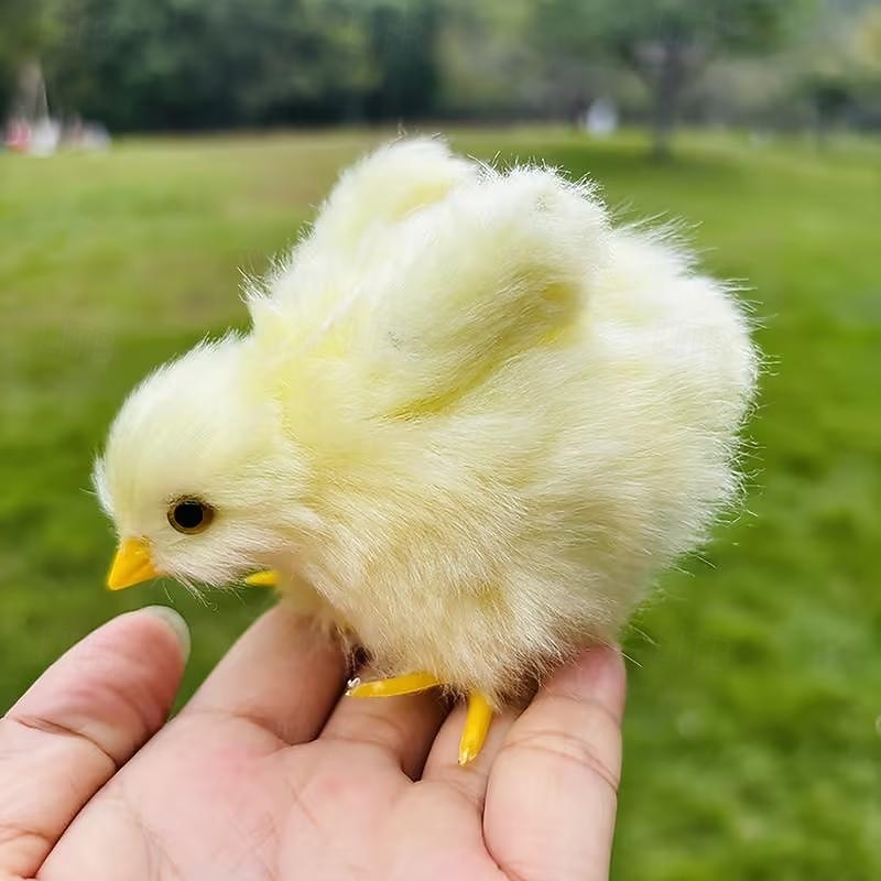 6 декоративных коллекционных фигурок пасхальных цыплят, незаменимые элементы весеннего пасхального декора для дома и сада, идеально подходят для пасхальных подарочных корзин, весеннего декора, 2026 - $38.99 –P5