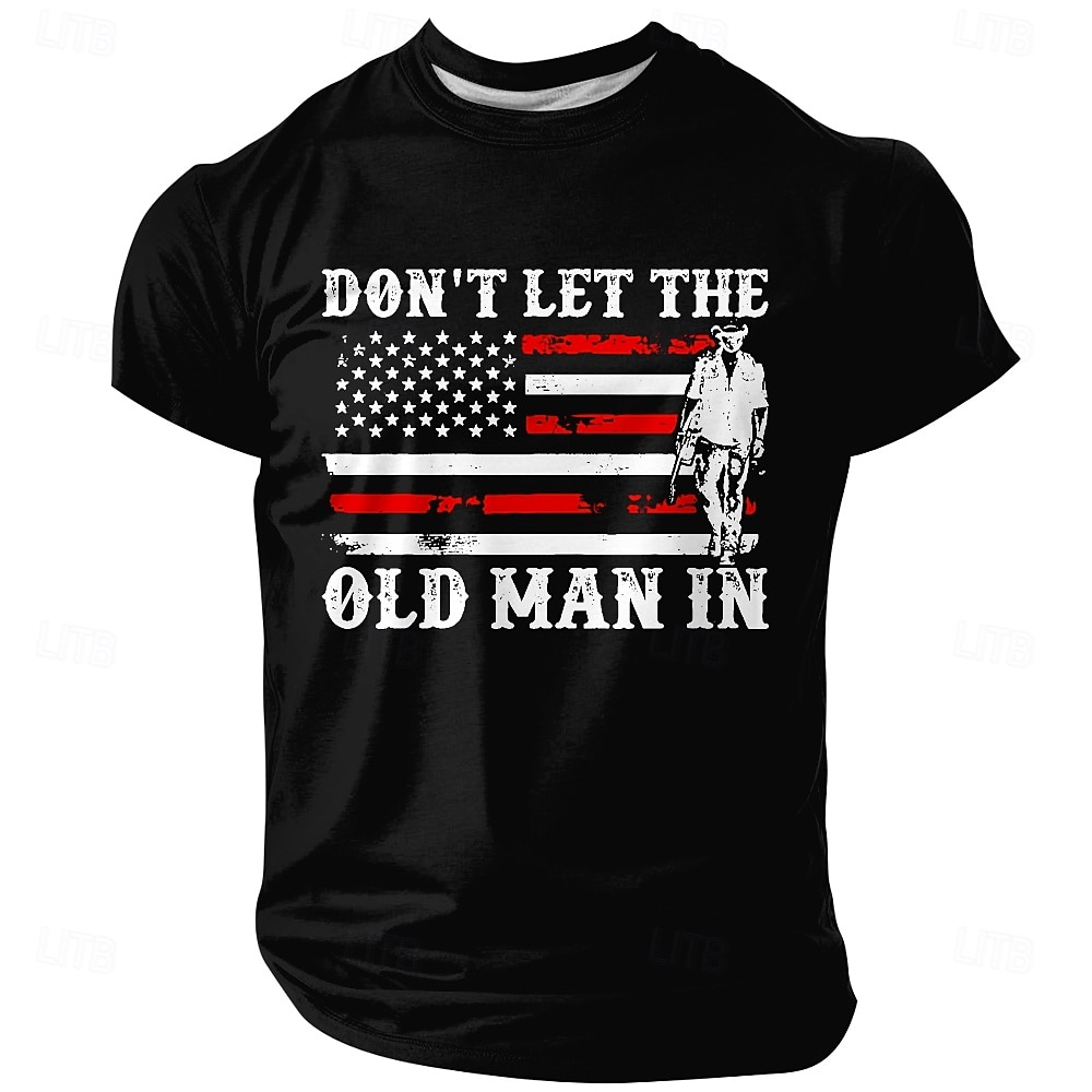 Per uomo Vecchio Uomo Gergo divertente Maglietta Manica Corta maglietta Stampa 3D Girocollo Camicia Moda Quotidiano Quotidiano Streetwear Blu Nero Rosso Estate Primavera Abbigliamento S M L XL XXL del 2026 a $21.99 –P1