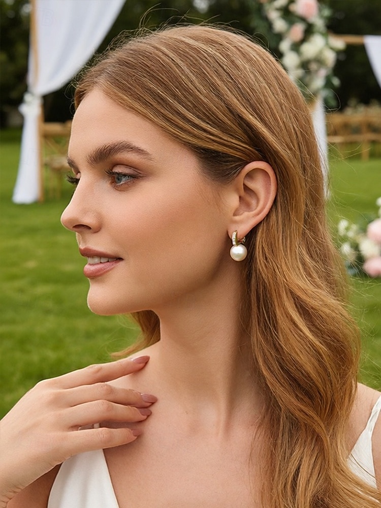 dames oorbellen van imitatieparels van legering - elegant ontwerp in meerdere kleuren, perfect voor bruiloften en dagelijks gebruik 2026 - $11.99 –P1