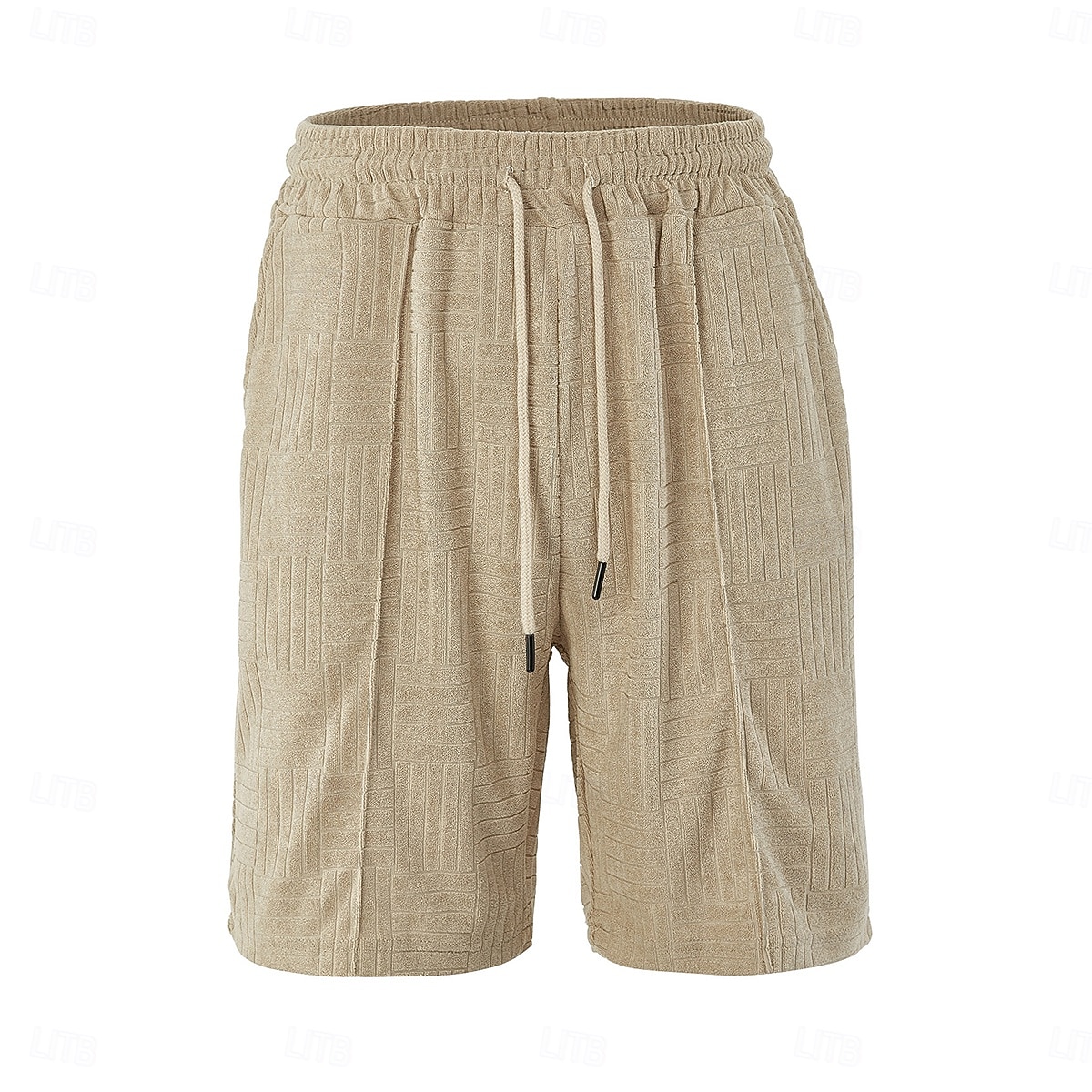 Per uomo Shorts Pantaloncini Estivi Shorts da Spiaggia Pantaloncini casual Pantaloncini strutturati Jacquard Coulisse Elastico in vita Tinta unica Comodità Traspirante Lunghezza al ginocchio del 2026 a $18.99 –P7