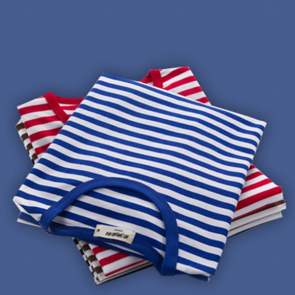 Klassiek personage uit een sprookjesboek T-Shirt Mimespeler Mime Clown Wit en rood Gestreept  Volwassenen Voor heren Uniseks Halloween Carnaval Boekenweek Feest Prestatie Gemakkelijke 2026 - $23.99 –P4