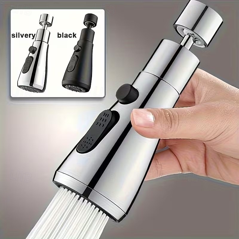 360° Rotating Kitchen Faucet Extender, Multi-Mode Water Flow Sprayer Attachment, Splash-Proof Water Saving Faucet Aerator with Extension Hose 2026 - €13.11 –P1
