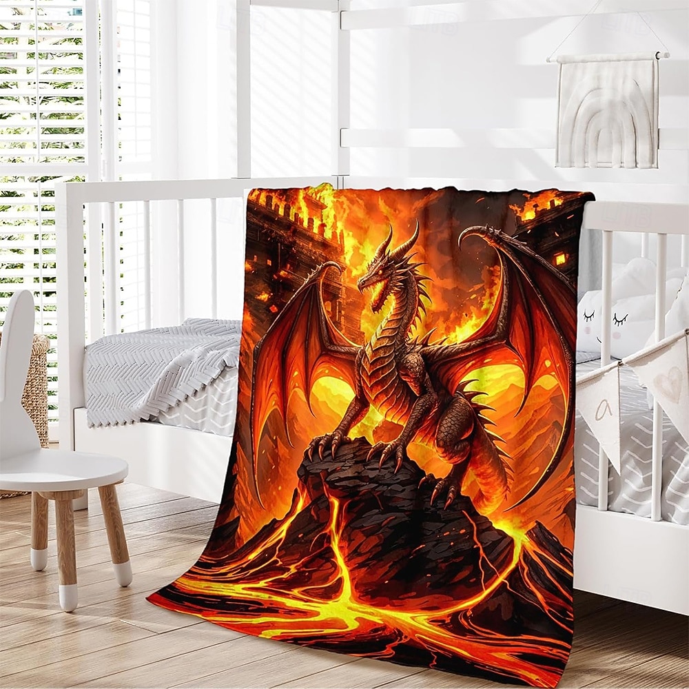 Blanket Fleece Throw Blanket for Couch Dragon Gift Classic 3D Fantasy Sofa Bed Decorative Warm Blanket Home Decor 2026 - $24.99 –P4