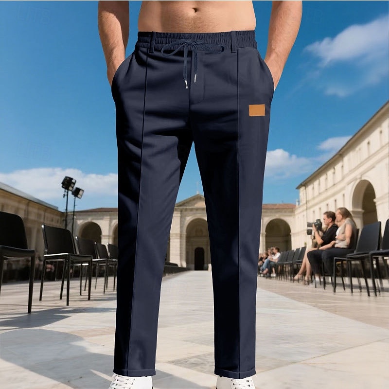 Herren Hose Freizeithose Baggy-Hosen Kordelzug Tasche Elastischer Bund Einfach Komfort Weich Lässig Täglich Outdoor Urlaub Mode Schwarz Armeegrün 2026 - $26.99 –P31