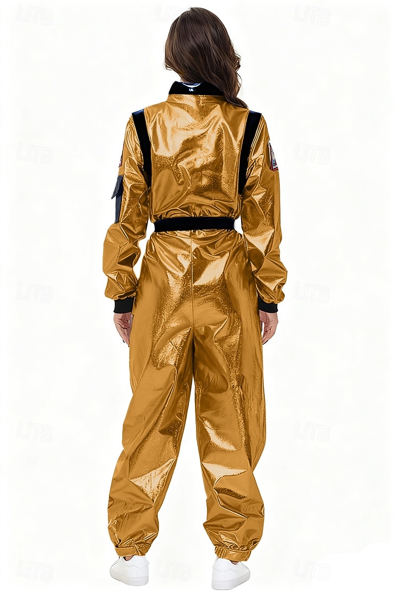 Paare Ausgefallene Kostüme Overall Onesies Astronaut Cosplay Kinder Erwachsene Unisex Halloween Karneval Buchwoche Party Leistung Verkleidung für Schulveranstaltungen Einfache Halloween-Kostüme 2026 - $51.99 –P4