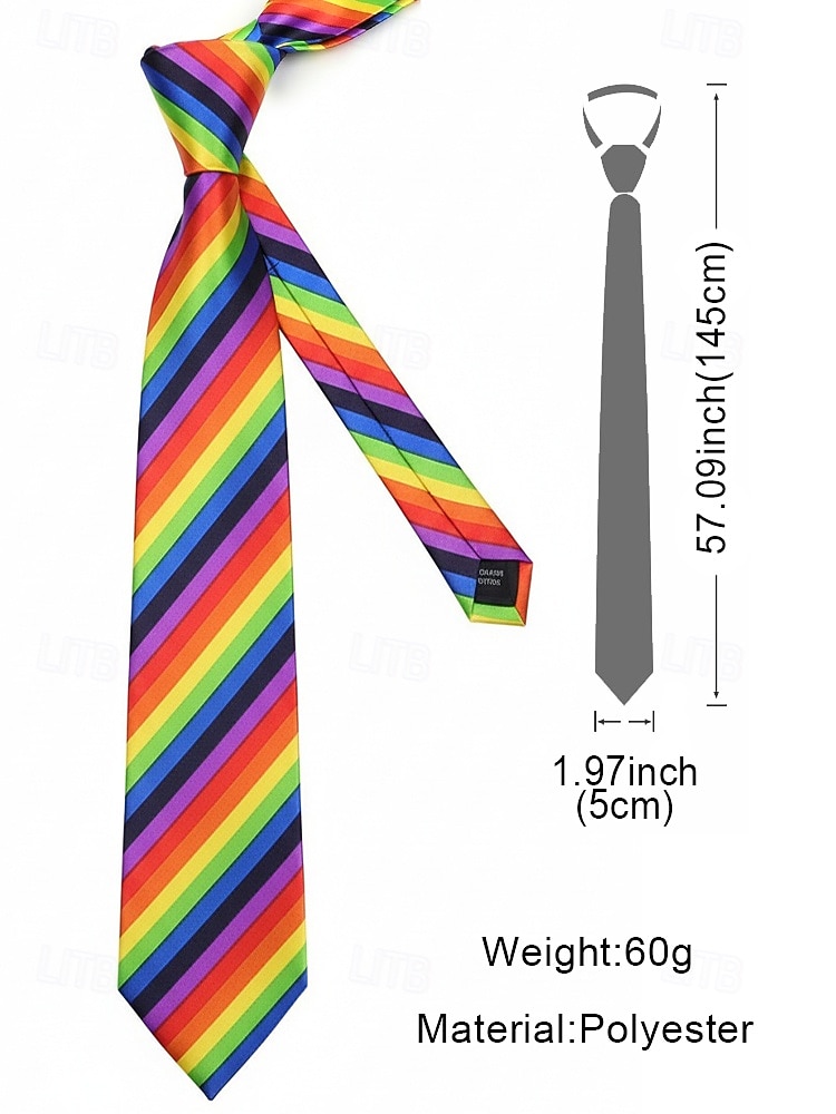 2026年 男性用ポリエステルタイ、複数のパターン、スタイリッシュなデザイン、カーニバルや仮面舞踏会用  コレクション – $14.99 –P7
