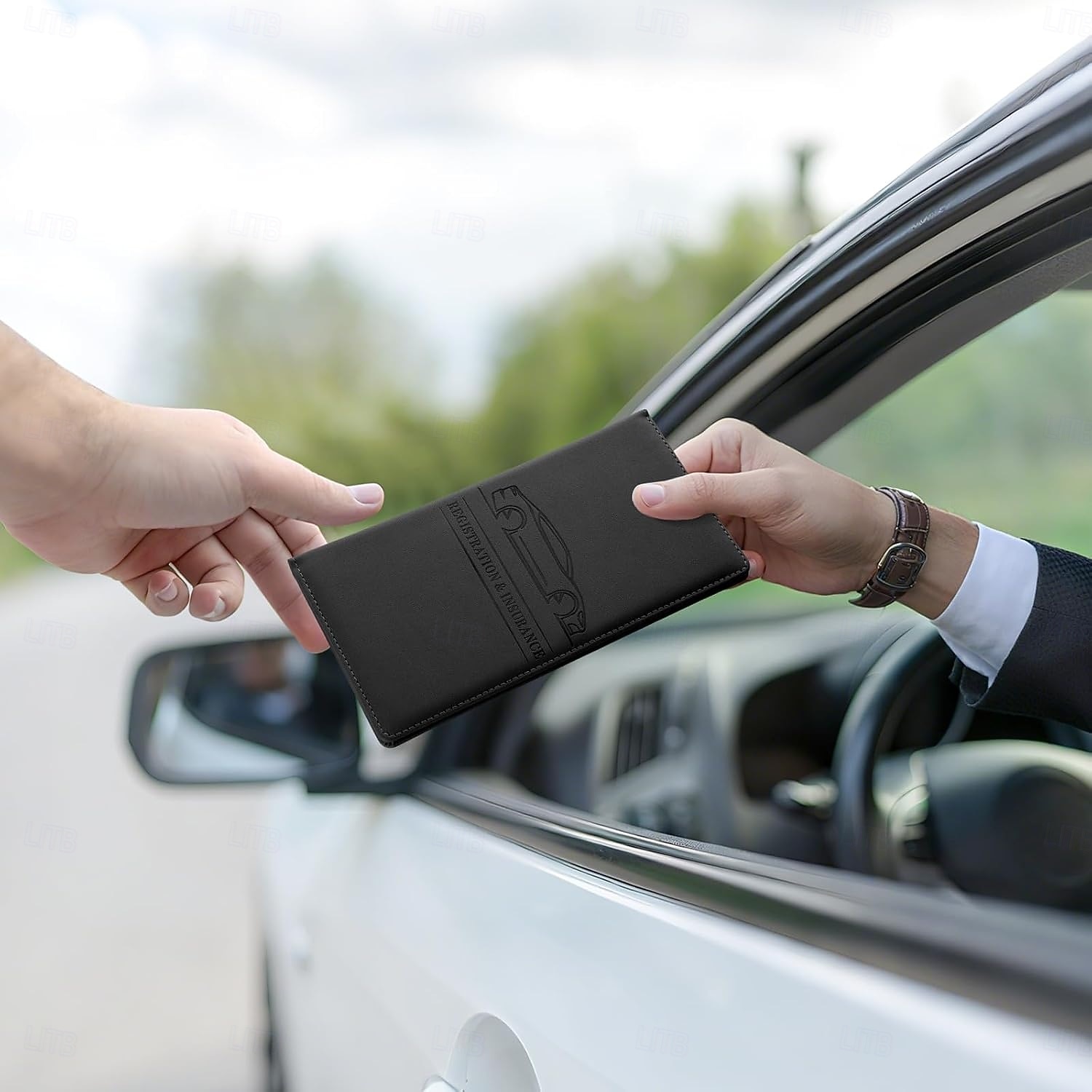 Car Registration & Insurance Card Holder, Customizable American Driver's License Case, Auto Document Organizer, Passport Holder, Coin and Card Wallet for Vehicles 2026 - $16.99 –P2