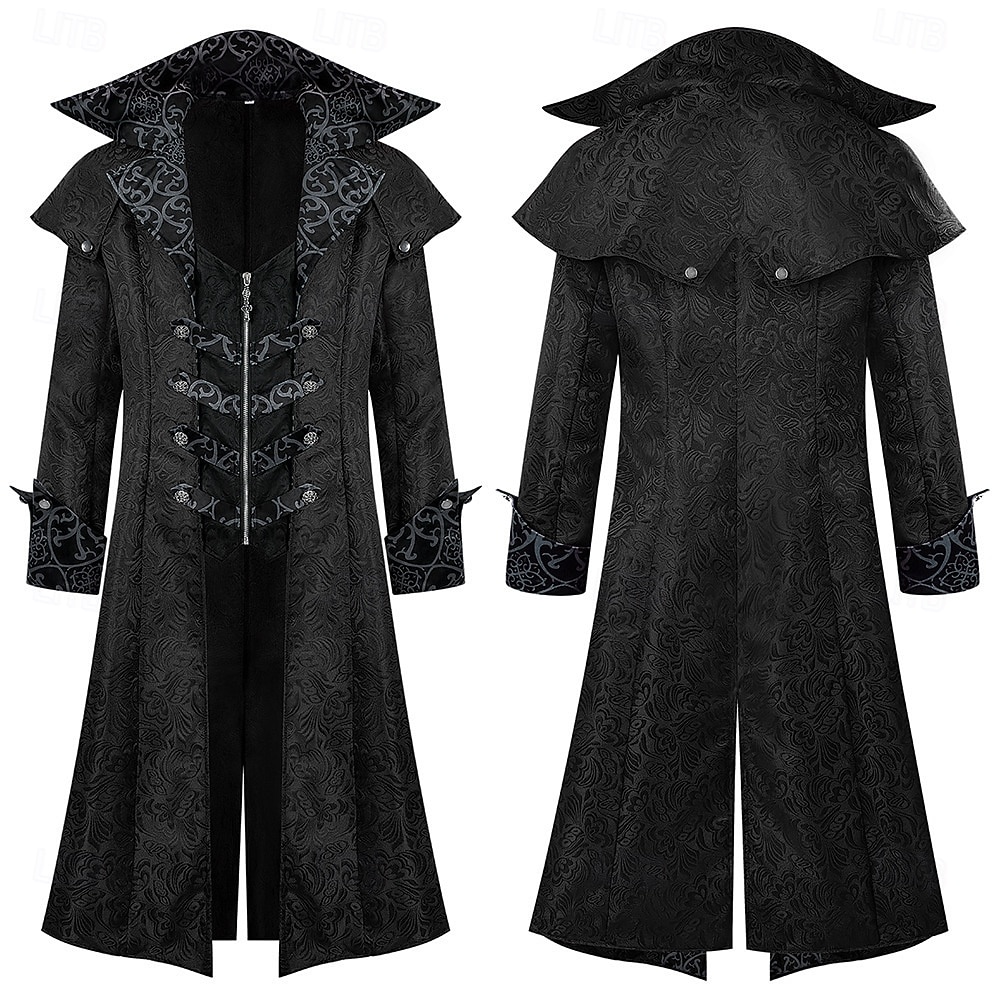 Retrò Vintage Rococò Medievale Cappotto Smoking Frac Lunghe Costume Per uomo Reale Halloween Carnevale Feste LARP Fiera Rinascimentale Adulti Cappotto del 2026 a $80.99 –P3