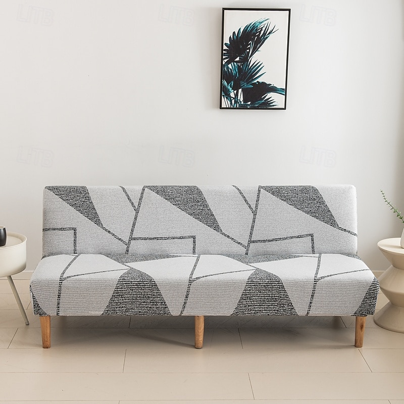 Housse de canapé-lit extensible en tissu imprimé, disponible en 3 tailles différentes, housse de canapé sans accoudoirs, housse de banc élastique, protection décorative pour le Nouvel An, décoration de 2026 ? $28.99 –P1