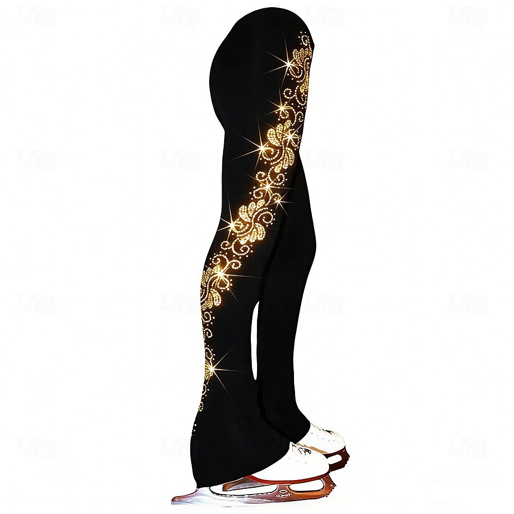 Spodnie łyżwiarskie Damskie Dla dziewczynek Bruslení Doły Biały Różowy Niebieski Elastyczny Szkolenie Zawody Odzież łyżwiarska Keep Warm Kryształ / Kryształ górski Łyżwiarstwo Łyżwiarstwo figurowe 2026 - $67.99 –P4