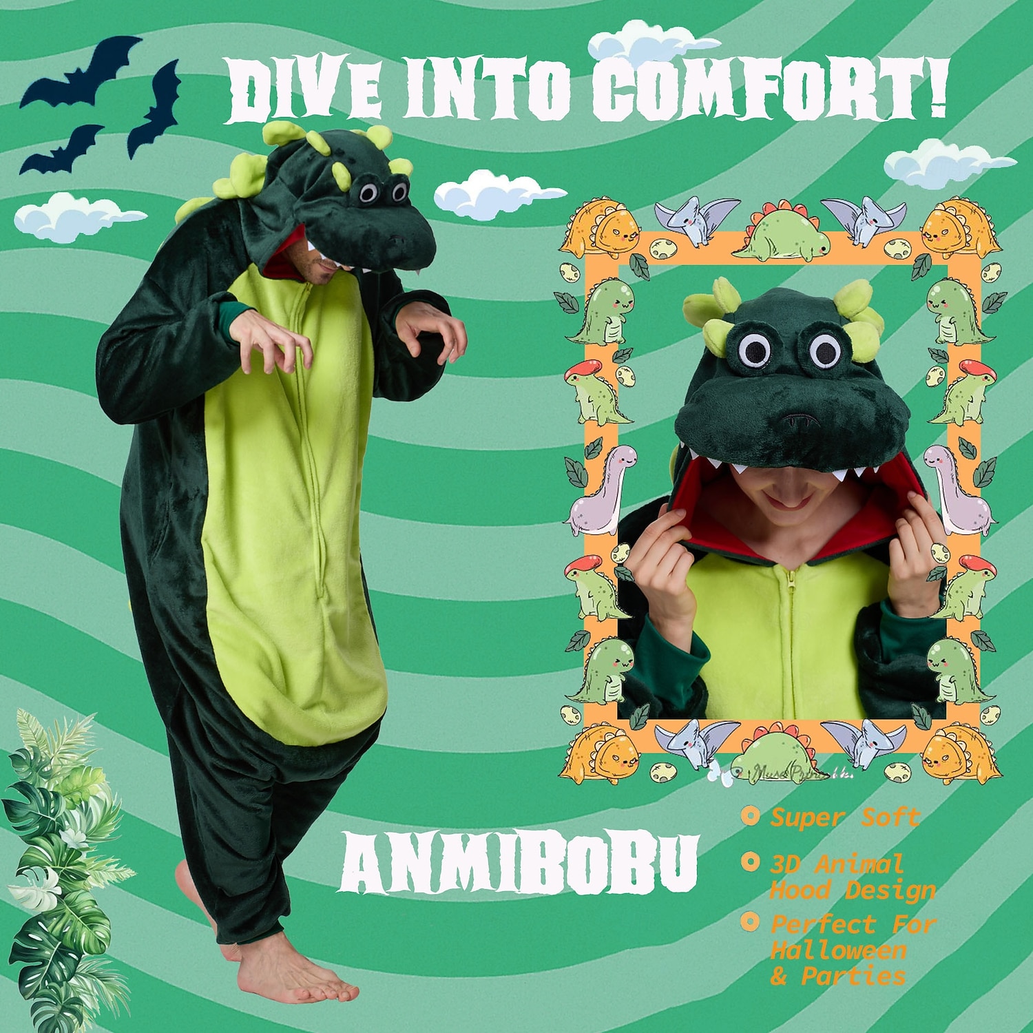Onesie Costume Funny Costume Adults' Men's Women's Christmas Carnival New Year Dress Up 2026 - $49.99 –P2