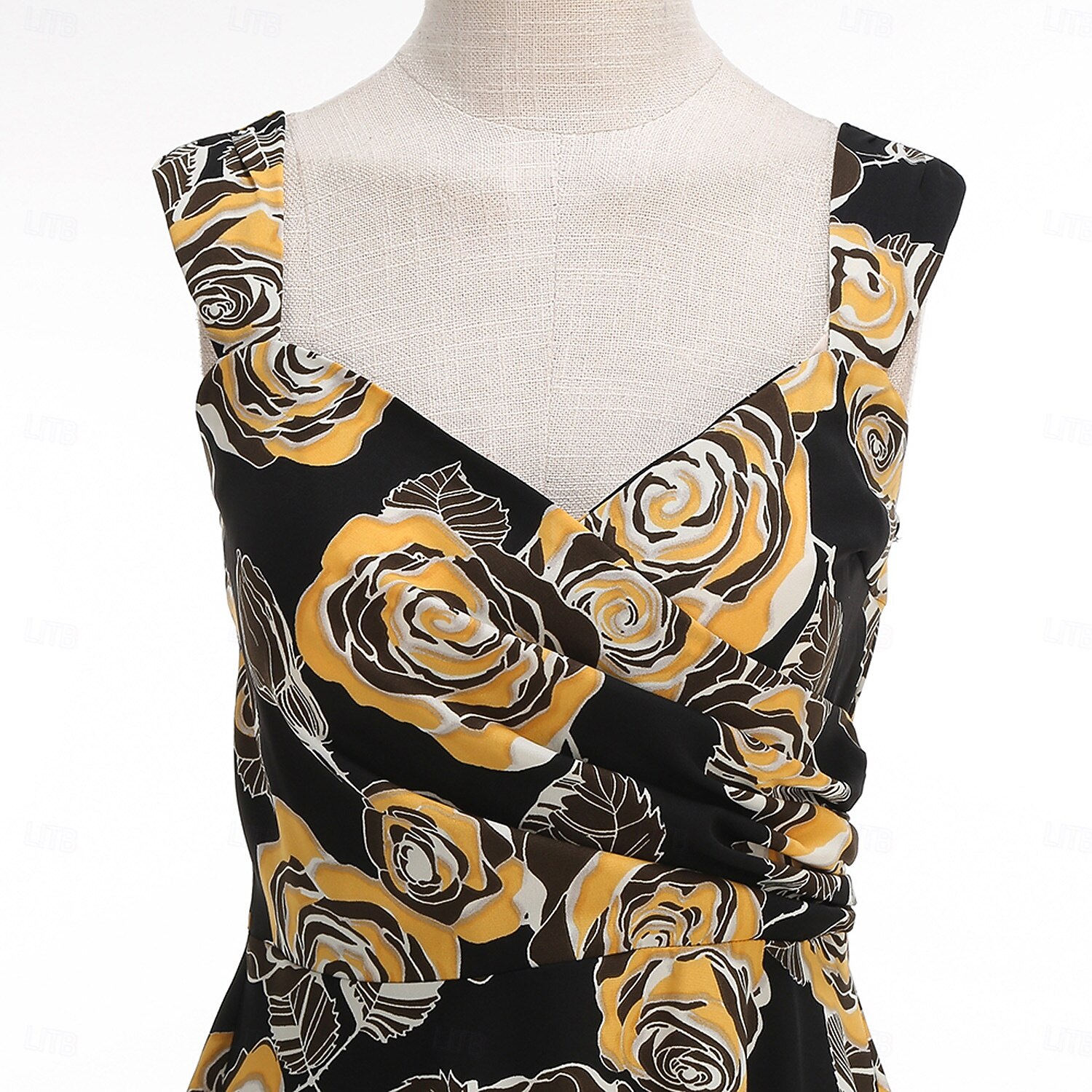 Anni 1950 Retrò Vintage Midi Abito Swing Vestito Svasato Senza maniche Aderente & Svasato Costume Per donna Carnevale San Valentino Casuale Ritorno a casa Festa a tema retrò Adulti Vestito Primavera del 2026 a $49.99 –P4