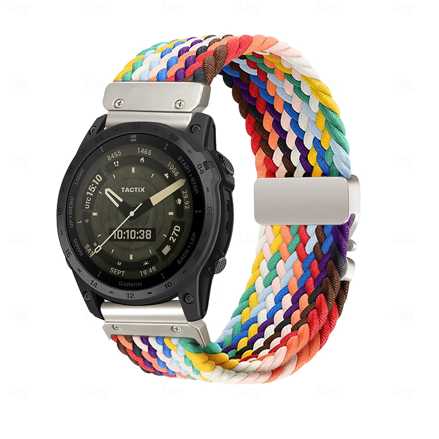 Bracelet de montre connectée Quickfit en silicone 22 mm et 26 mm pour Garmin Fenix 7X, 7 Solar, 6X, 6 Pro, 5, 5X Plus, 3, 3HR et Epix de 2026 ? $15.99 –P1