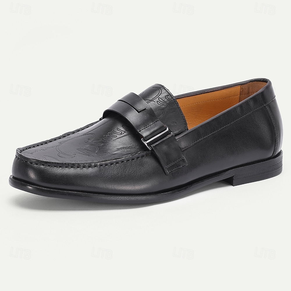 Men's Black Leather Loafers – Premium Design, Classic Style, Perfect for Weddings, Church Ceremonies and Formal Occasions 2026 - $94.99 –P3