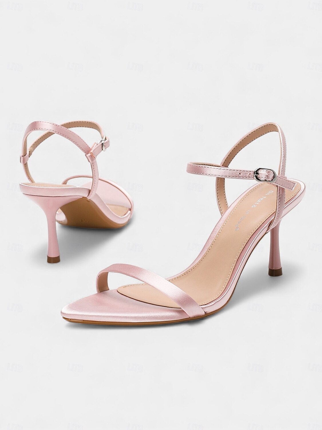 sandali da donna con tacco a gattino in raso azzurro chiaro - eleganti scarpe da damigella d'onore in stile city-chic per matrimoni urbani moderni del 2026 a $46.99 –P3