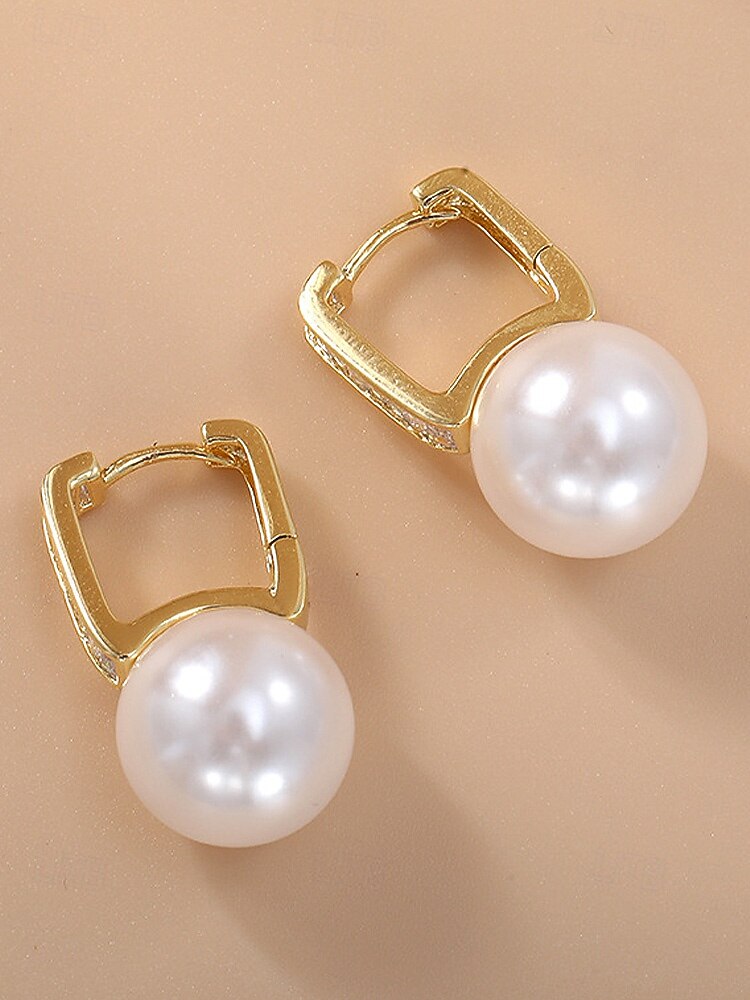 dames oorbellen van imitatieparels van legering - elegant ontwerp in meerdere kleuren, perfect voor bruiloften en dagelijks gebruik 2026 - $11.99 –P8