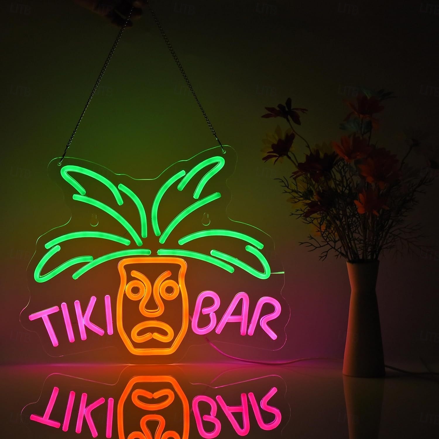 bar papegaai kokosboom cocktail led neon lichtreclame dimbaar usb voeding voor wanddecoratie hawaï zwembad tiki bar feest binnen slaapkamer woonkamer eetkamer mancave decoratie cadeau 2026 - $35.99 –P4