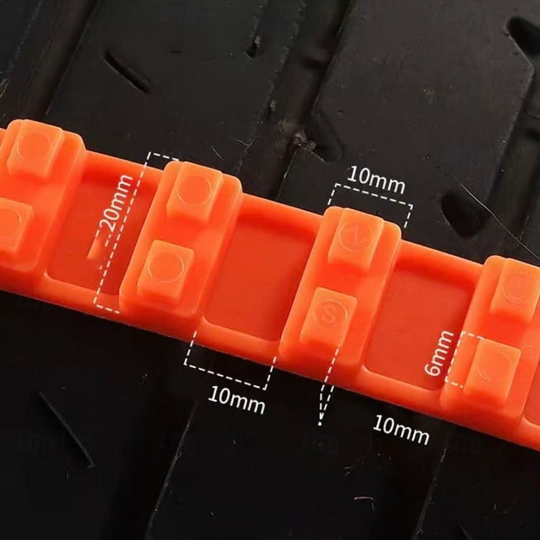 10/20/30pcs Universal Reusable Non-Slip Polyethylene Tire Chains – Universal Anti-Skid Snow Tire Traction Chains for Cars, SUVs & Trucks, Easy Installation, Durable Emergency Winter Driving Aid 2026 - $13.99 –P9