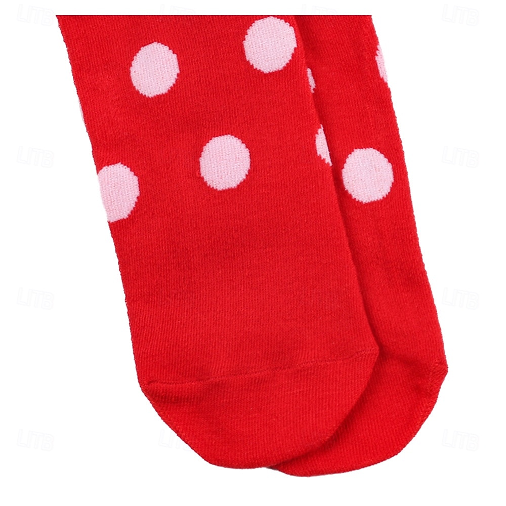 Naisille Mardi Gras 5-Pakkaus Pilkku Over-the-Knee -sukkia Värikkäät Karnevaalipuvut Joustavat Retro-juhlalahjat Festivaaleille  Naamiaisjuhliin 2026 - $19.99 –P7