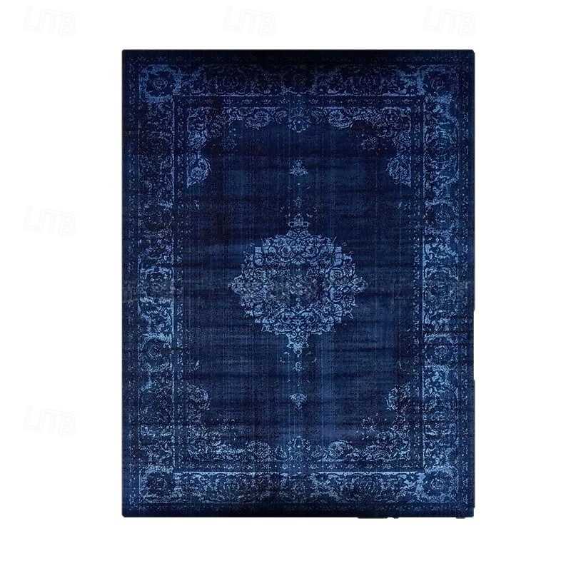 Vintage persisk matta, fläckbeständig och lätt att rengöra, etnisk soffpläd, halkfri sängmatta i sovrummet, slitstark och elegant golvdekor i vardagsrummet 2026 - $3.99 –P5