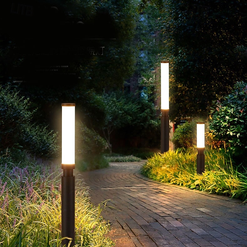 Modern Creative Outdoor Lights 60/80/100cm Bollard Lights LED Waterproof Garden Lights Pathway Lights 2026 - $257.19 –P8