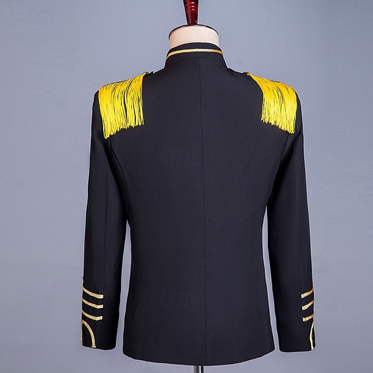 Retro Vintage Rococo Coat Masquerade Circus Jacket Long Sleeves Prince Aristocrat Fancy Dress Men's Carnival Masquerade Event / Party Adults' Coat Fall & Winter 2026 - $102.99 –P3