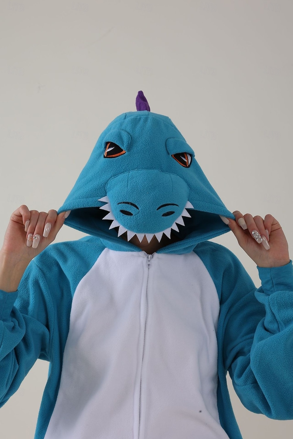Kigurumi-pysjamas Gruppekostyme Onesie-kostyme Dyremønster Drage fantasi Varm Behagelig Med hette Fleece Voksne Herre Dame Unisex Halloween Karneval Fest Ytelse homewear Kle deg opp 2026 - $44.99 –P4