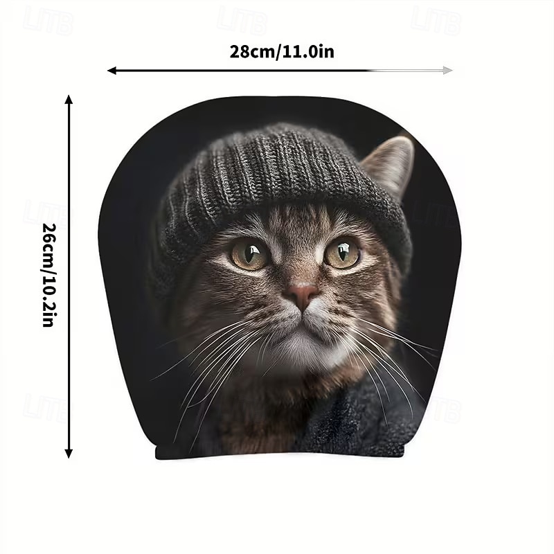 2 יחידות כיסויי משענות ראש לרכב עם הדפסה מצוירת של חיות חמודות, ללא מילוי, אביזרי פנים לרכב, כיסויי משענות ראש אוניברסליים לרכב, קישוטי פנים לרכב, מתאים לשימוש בכל מזג אוויר ללא מילוי 2026 - $8.99 –P34