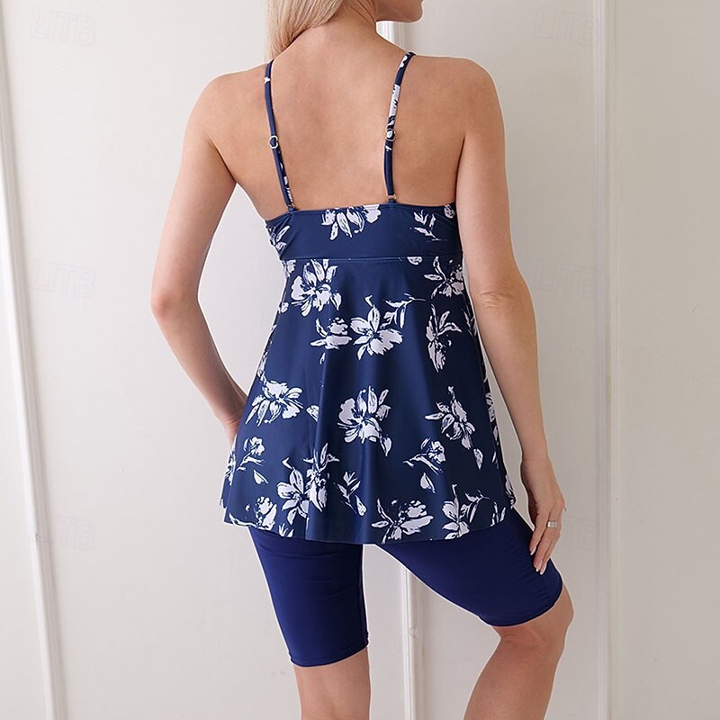 Dámské Plavky 2 ks Tropický vzhled Ultra lehký (UL) Elastický Bez rukávů Plavky Surfování Šnorchlování Léto 2026 - $21.99 –P5