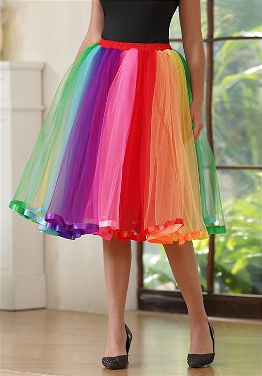 Onderrok Tutu Onder rok Retro vintage Jaren '80 Volwassenen Dames Maskerade Mardi Gras Schoolfeest Feestavondkleding Vrijgezellenfeest Aankleden 2026 - $27.99 –P2