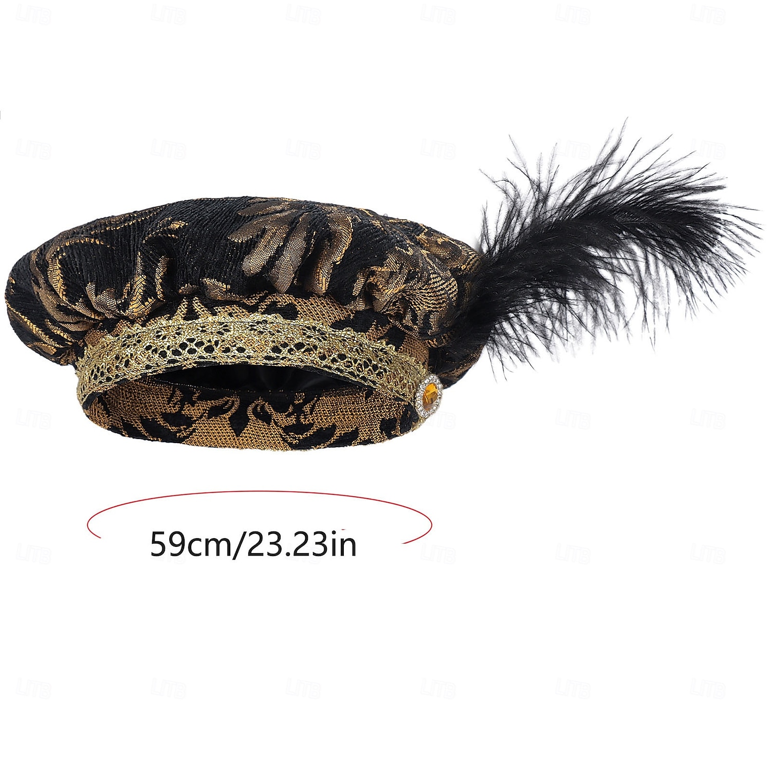 Retro Vintage Mittelalterlich Renaissance Hut Prinz Vampir Edelmann Kostüm Herren Maskerade Party Erwachsene Hut 2026 - $40.99 –P4